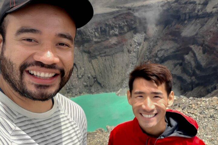 初期サンタアナ火山アドベンチャーハイキング+コアテペケ湖