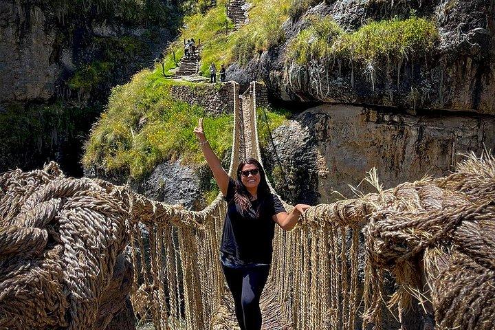 Fuld dagstur på Qeswachaca Inca Bridge