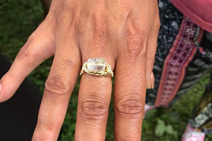 Wire Wrapping Edelsteen Ringen Klasse