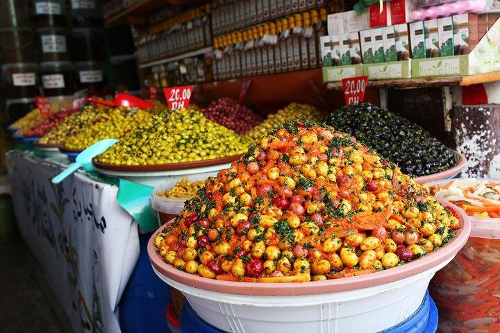 Marrakech Street Food med +10Smakprov & Tanjiamiddag|Guidad promenad