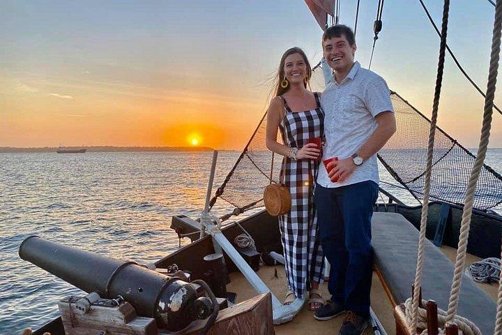 Luxury Cartagena Sunset Pirate ship Adventure, Cannon Show&Drinks