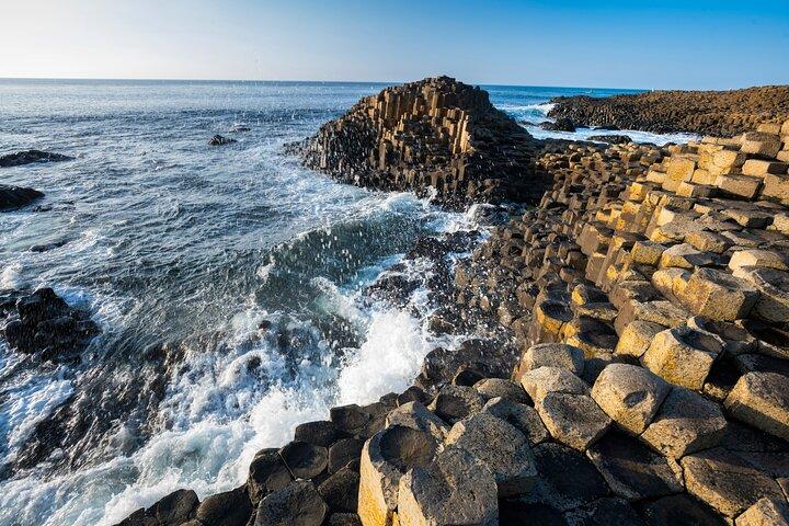 Vanaf Belfast-Giants Causeway, Dunluce Castle en Dark Hedges tour