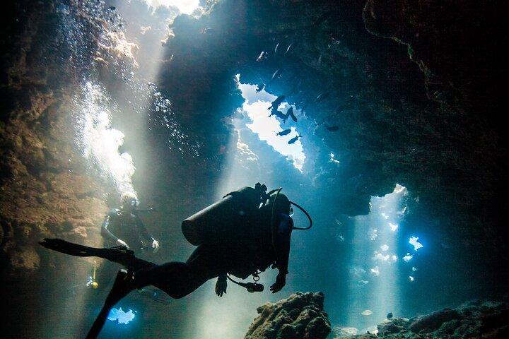 2 Tank Lanai Cathedral Dive Via båd til certificerede dykkere