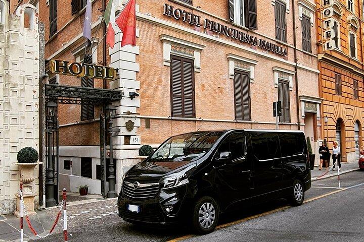 Transfer from Fiumicino Airport to the Civitavecchia Port