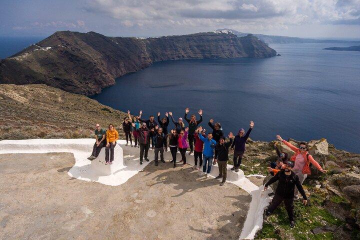 Santorini: Caldera Trail Caminhada e pôr do sol