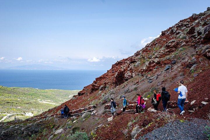 Santorini: Caldera Trail Caminhada e pôr do sol