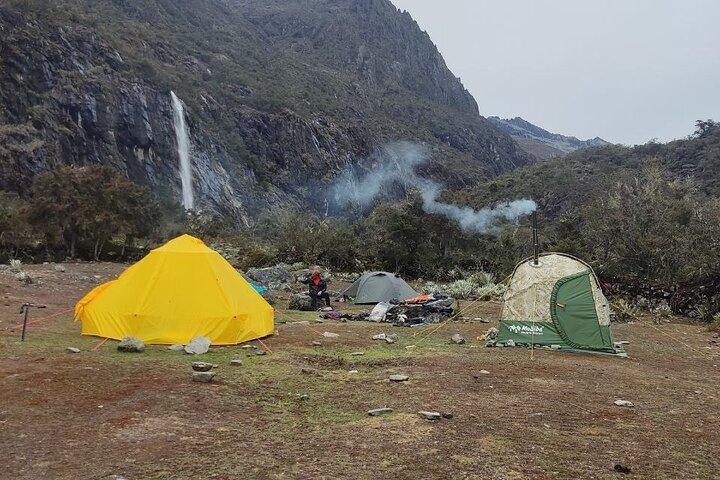 Sauna et randonnée privée dans les Andes