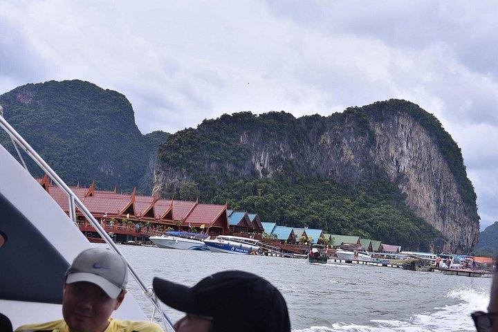 プレミアムスピードボートでパンガー湾、ジェームズボンド島