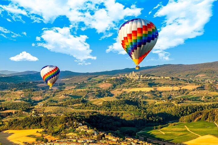 Ballonvaart boven de Chianti-heuvels