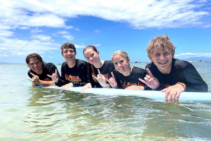 2 - Hora semi-privada aula de surf hawaiano com o melhor em Maui..
