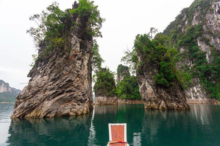 Från Khao Lak: Cheow Lan Lake & Nam Rad Emerald Pool