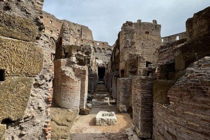 Visite souterraine du Colisée avec accès au forum romain et au mont Palatin