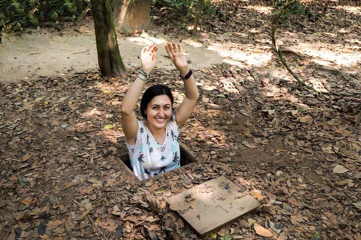Ho Chi Minh: Tour pelo túnel de Cu Chi com interação com veteranos de guerra