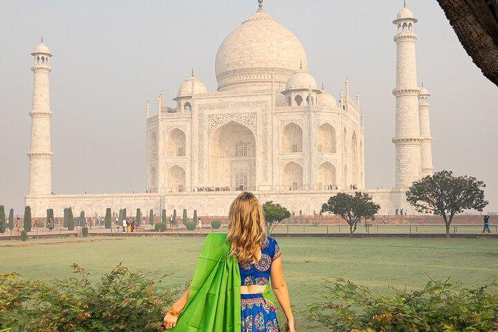 Taj Mahal Sonnenaufgang und Agra Fort Tour von Jaipur