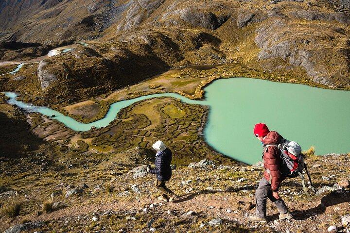 Hike to the 7 Lakes of Ausangate Snowy Ausangate