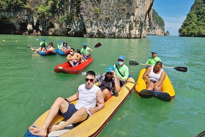 パンガー湾とジェームズボンド島、ビッグボートでのカヌー