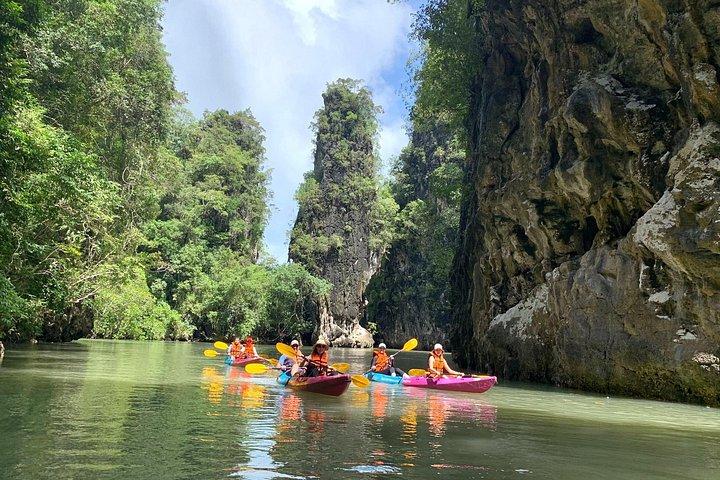 Meio dia de caiaque no Ao Thalane Krabi