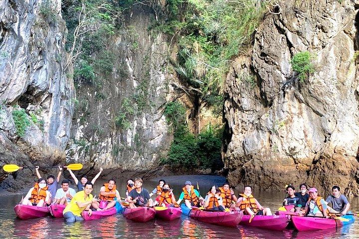 Meio dia de caiaque no Ao Thalane Krabi