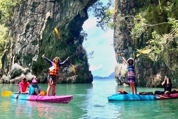 Meio dia de caiaque no Ao Thalane Krabi