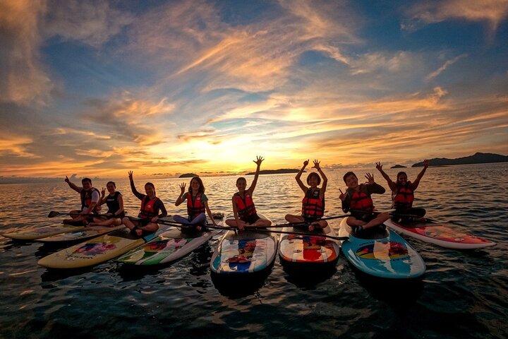 Stand Up Paddle Boarding with Sunrise/Sunset Tour at Kota Kinabalu with transfer