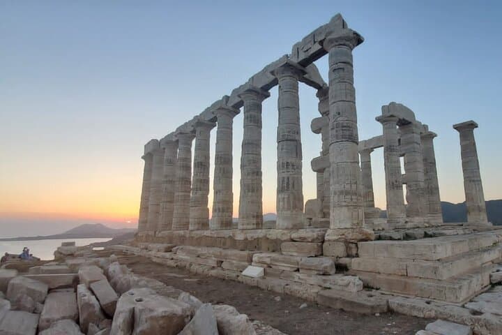 Temple of Poseidon and Cape Sounion Sunset Tour with Audio Guide