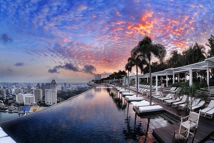Singapore : SkyPark Observatiedek bij Marina Bay Sands