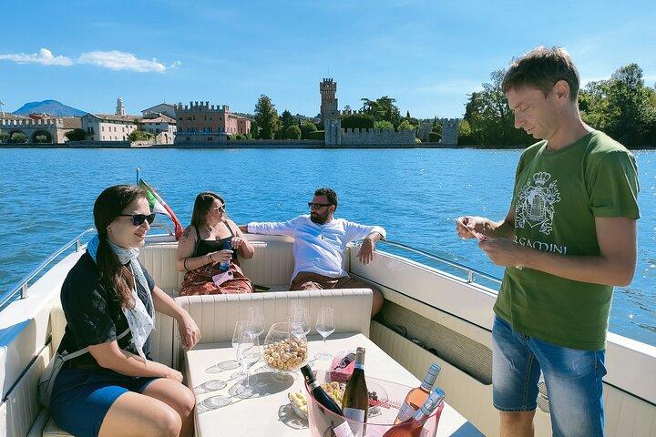 Private Bootstour und Weinprobe in Lazise