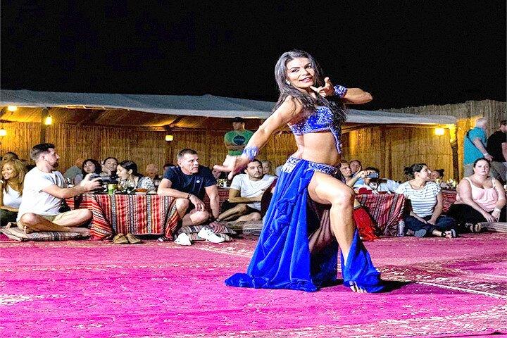 6-Hour Dubai Desert Dinner Safari with Dune Bashing & Camel Ride