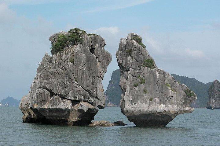 Excursión de un día a Halong: coche privado + crucero compartido de 4 horas.