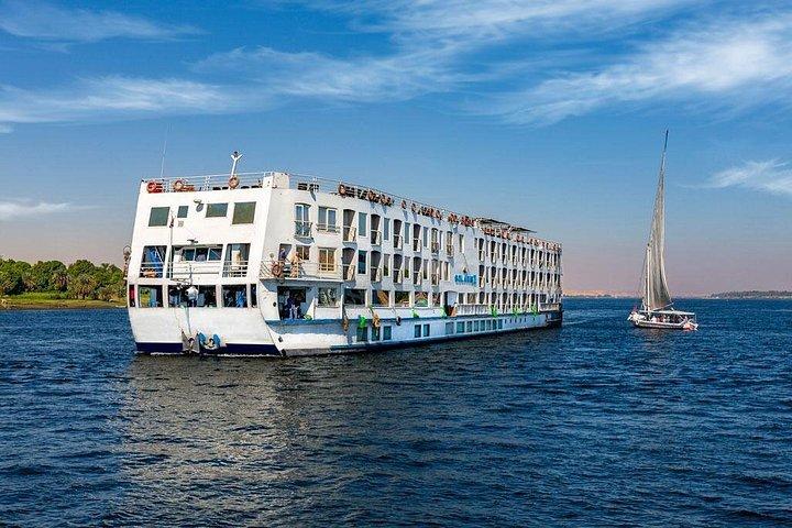 5*ナイルクルーズ4日間、アスワンのルクソールへのガイド付き、熱気球