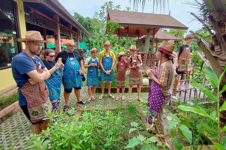 Kochabendkurs Chiang Mai Besuchen Sie den Bio-Garten und -Markt
