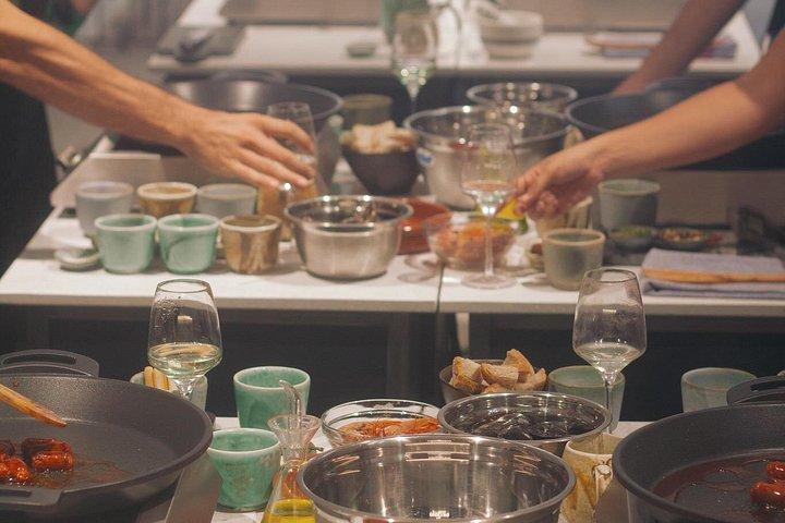 Taste of Spain: Tapas Cooking Class with Bottomless Wine Pairing