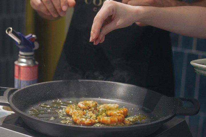 Taste of Spain: Tapas Cooking Class with Bottomless Wine Pairing