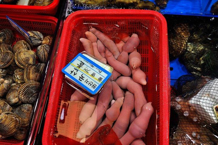 Cena al mercato del pesce di Noryangjin