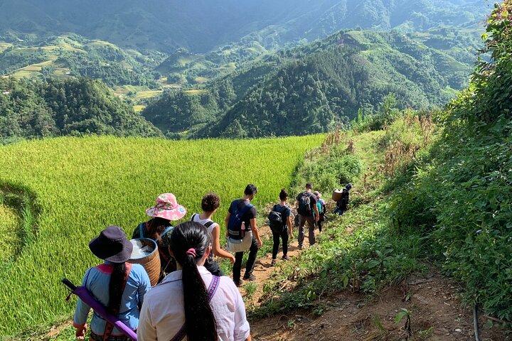 Sapa Trekking Tour 2 dagar 1 natt med buss