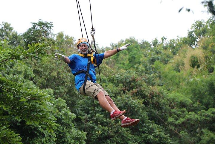 Zipline-oplevelse i Chiang Mai