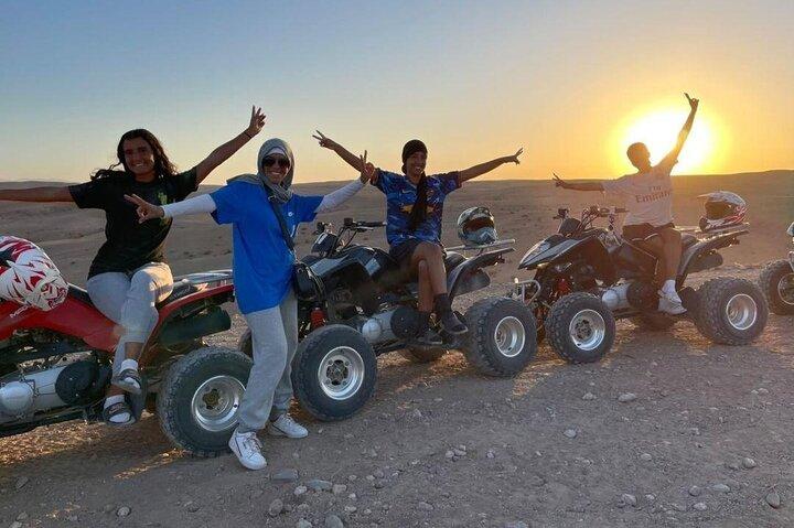 Quad bike tour in agafay desert
