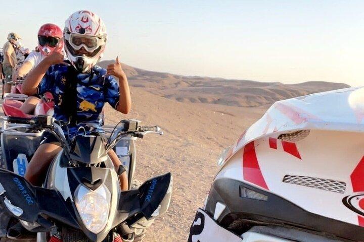 Quad bike tour in agafay desert