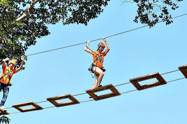 Zipline-oplevelse i Chiang Mai