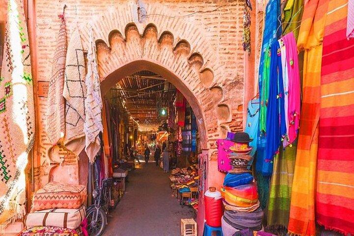 Marrakech Guided Day Trip with Pickup From Taghazout or Agadir