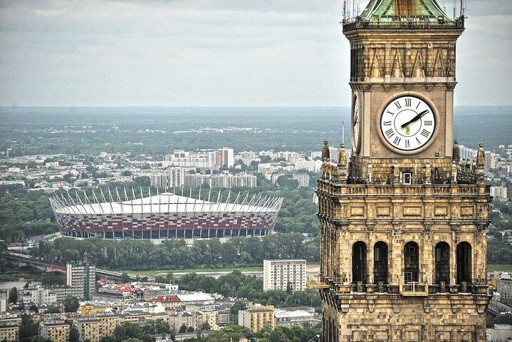 Halbtägige Zwischenstopp-Tour durch Warschau im Minivan mit Abholung vom Flughafen