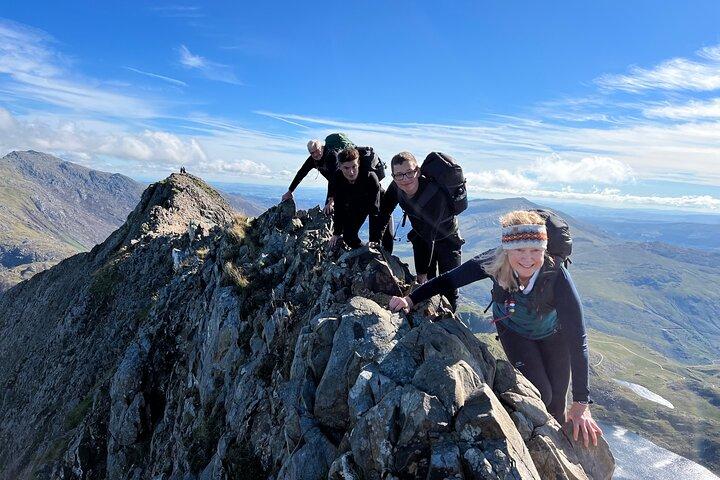 Snowdon a través de Crib Goch