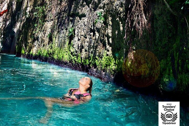 Xcaret公園日帰り旅行、交通機関と文化ナイトショー