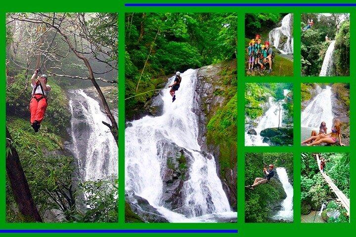 Ultimate Waterfall Zipline: 18 linjer över 11 fall nära Jaco