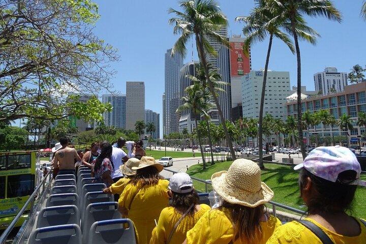 Visite d'une demi-journée de la ville de Miami en bus avec croisière touristique