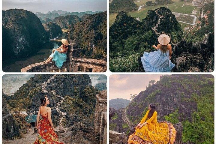 Excursión de día completo a la cueva de Trang An Mua Hoa Lu Almuerzo buffet