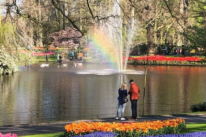 Keukenhof, Tulip Farm, Flower Fields & Zaanse Schans Windmills