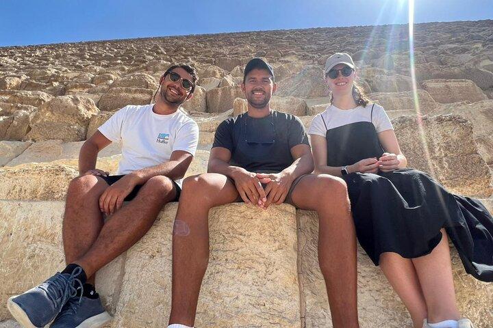Giza pyramids ,Sphinx, Camel, Lunch & grand museum (GEM)