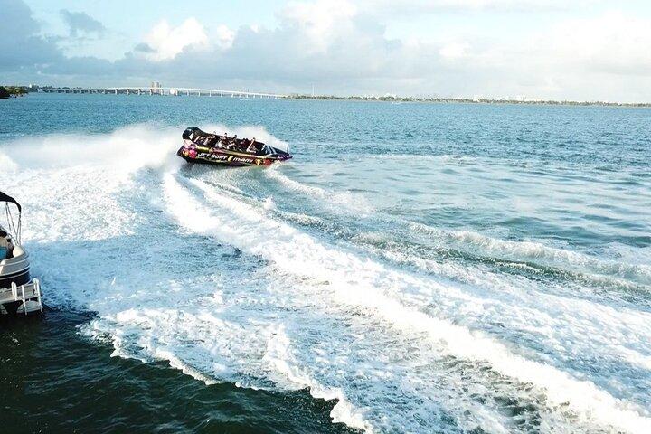Schnellbootfahrt und Stadtrundfahrt durch Miami