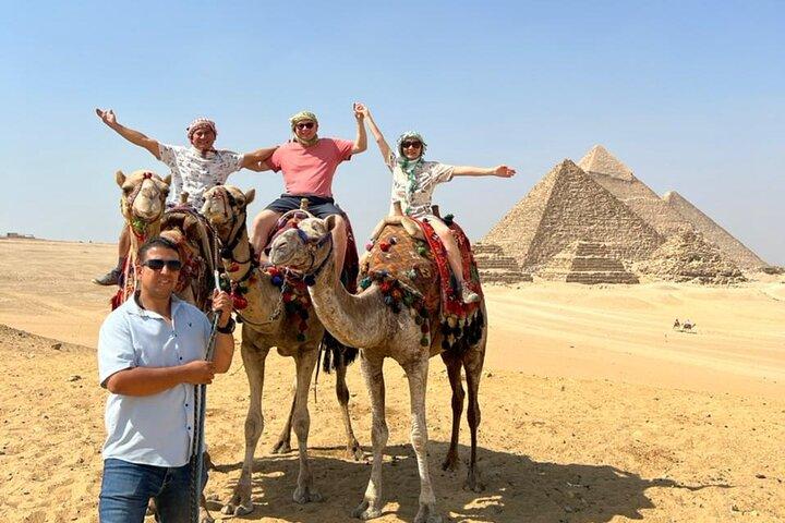 4 heures d'aventure à Gizeh Pyramides, Sphinx, déjeuner et chameau